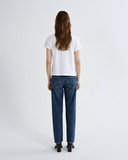 Women Stovepipe Jean 29 (Weightless Stretch) in Slick - Agolde
