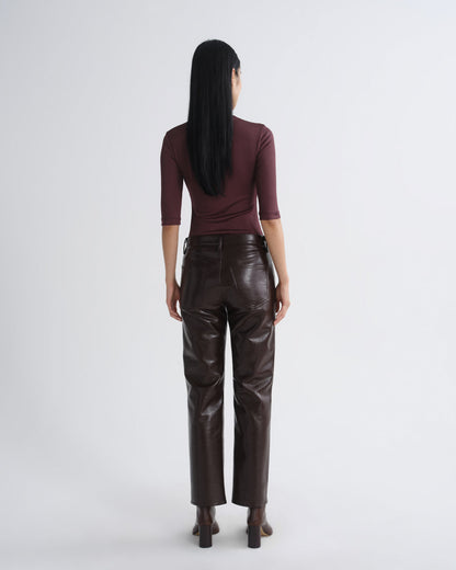 Women lana high rise vintage straight madera - Agolde