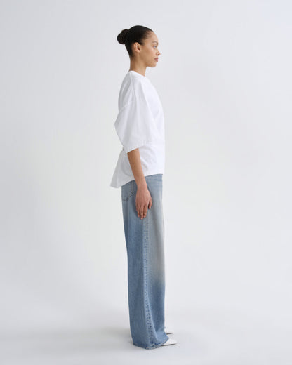 Women Ellery Tee in White - Agolde
