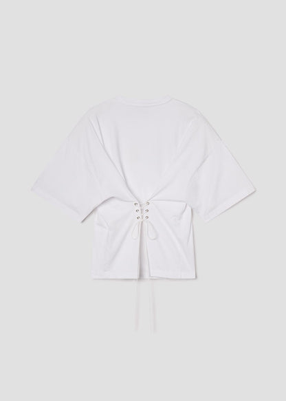 Women Ellery Tee in White - Agolde
