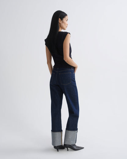 Women big cuff jean rinse - Agolde