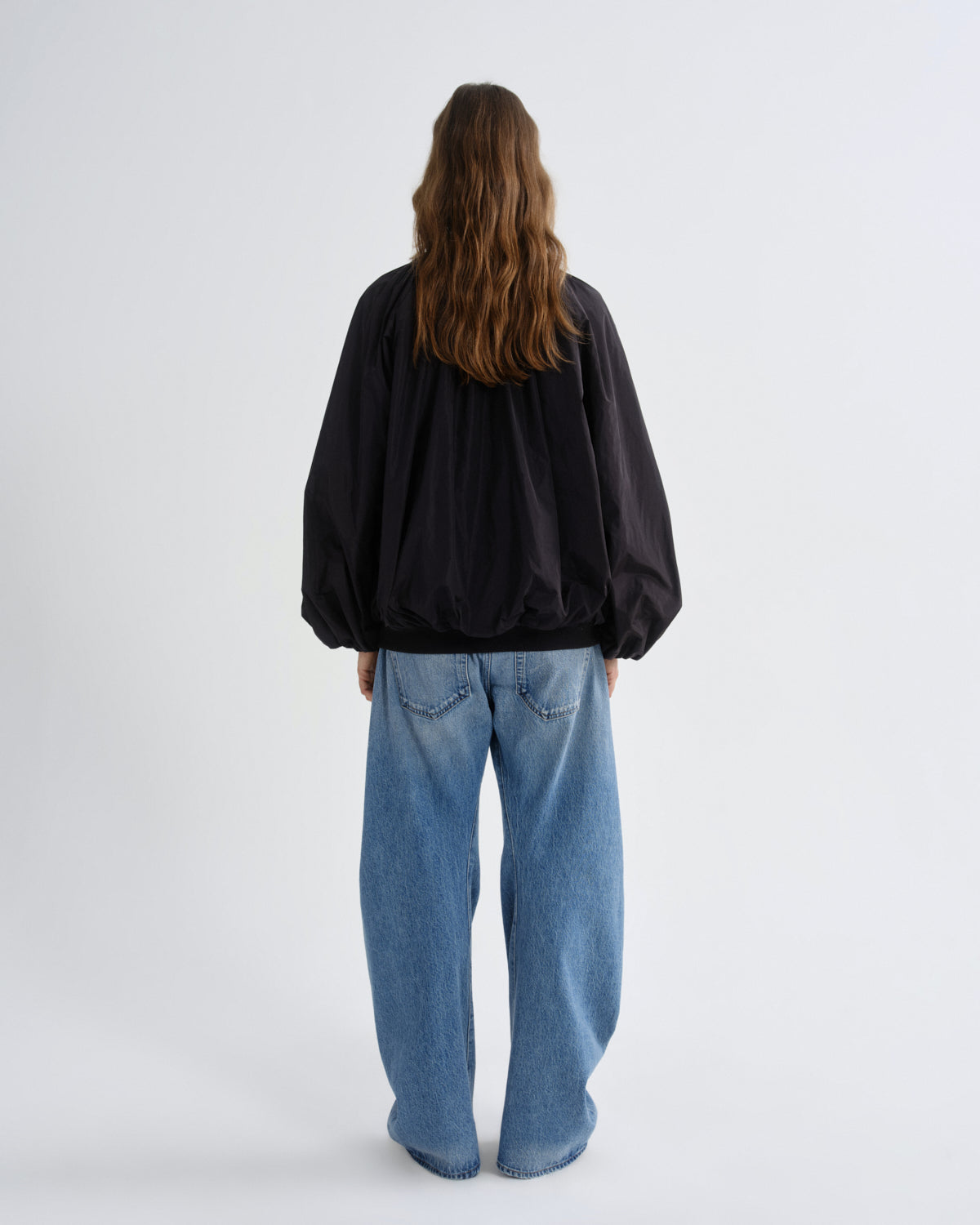 Women Raffi Bomber Jacket in Black - Agolde