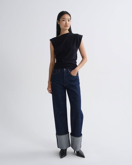 Women big cuff jean petite 29 rinse - Agolde