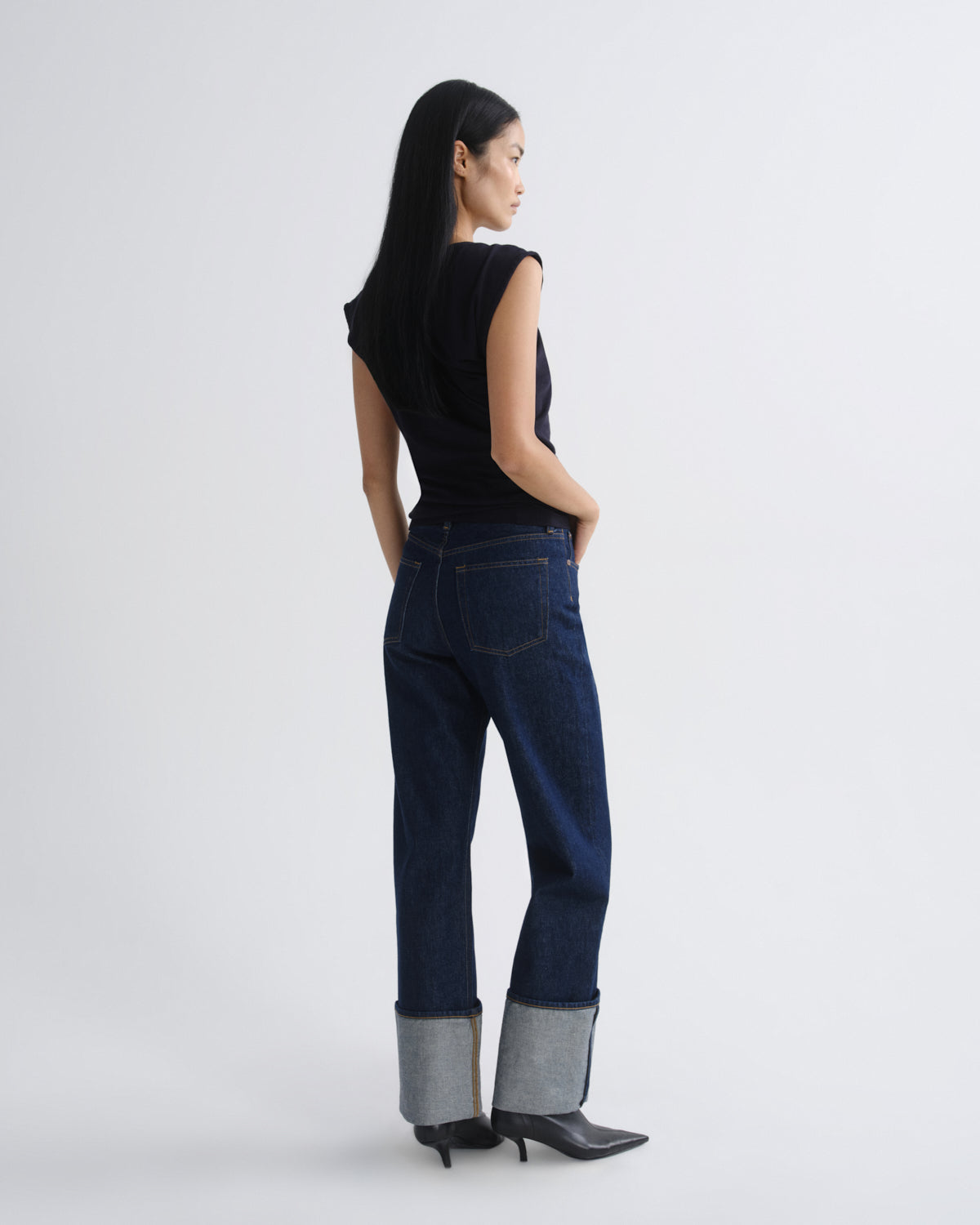 Women big cuff jean petite 29 rinse - Agolde