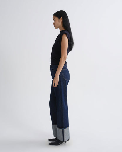 Women big cuff jean petite 29 rinse - Agolde