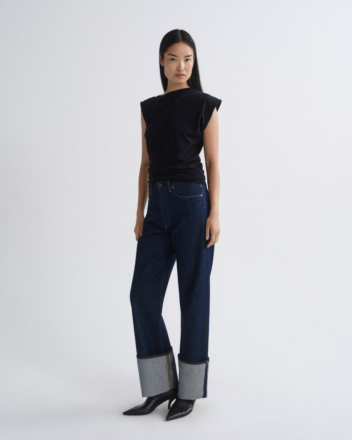 Women big cuff jean petite 29 rinse - Agolde