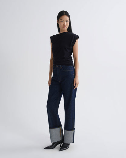 Women big cuff jean petite 29 rinse - Agolde
