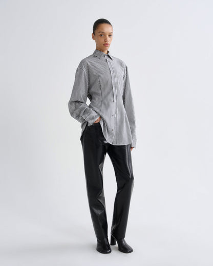 Women cinch shirt solene stripe - Agolde