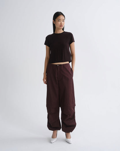 Women Coulson Parachute Pant in Cordovan - Agolde