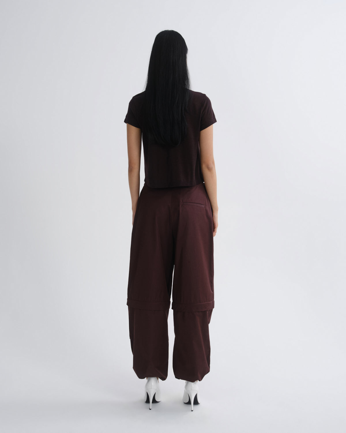 Women Coulson Parachute Pant in Cordovan - Agolde