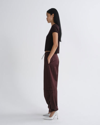 Women Coulson Parachute Pant in Cordovan - Agolde