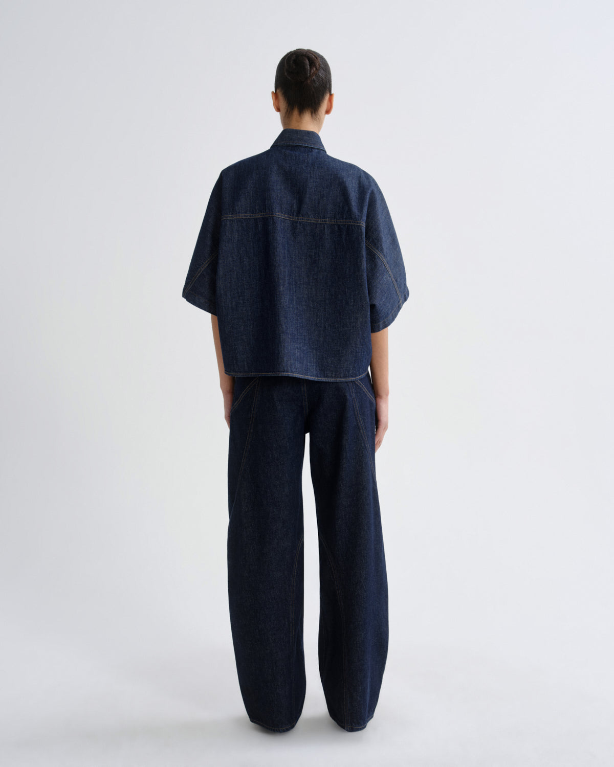 Women Taron Dolman Denim Shirt in Rinse - Agolde