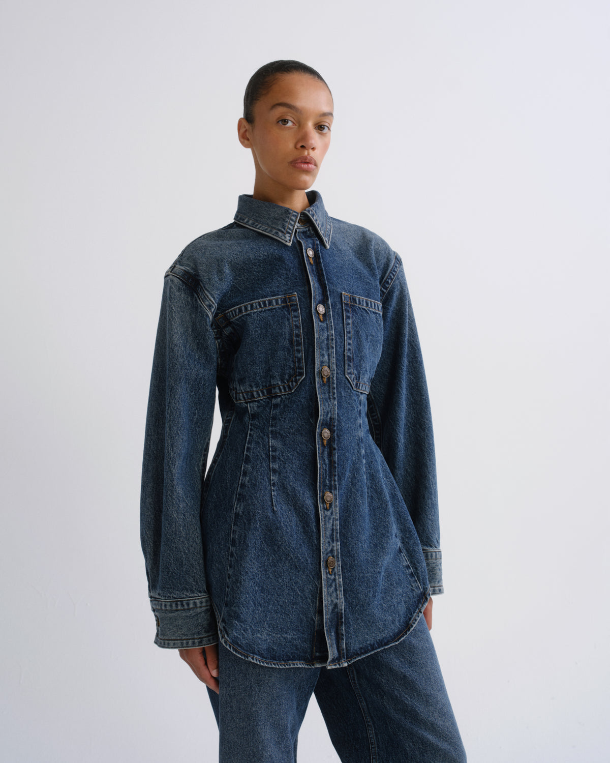Women Wilma Shirt in Form - Agolde