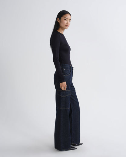 Women delphi slim tee obscura - Agolde