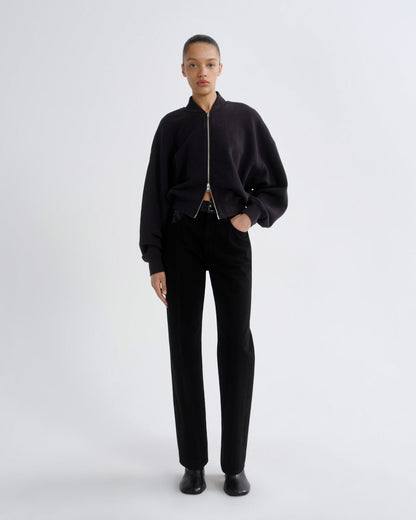 Women tess sweatshirt washed black - Agolde