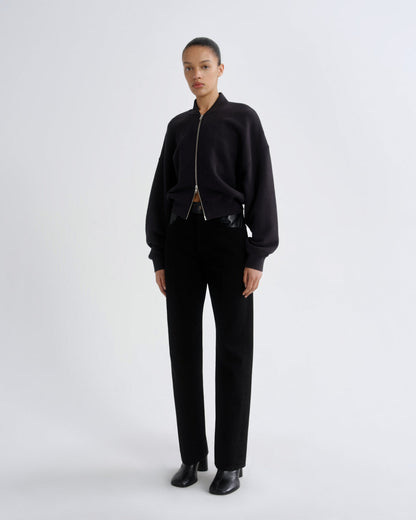 Women tess sweatshirt washed black - Agolde