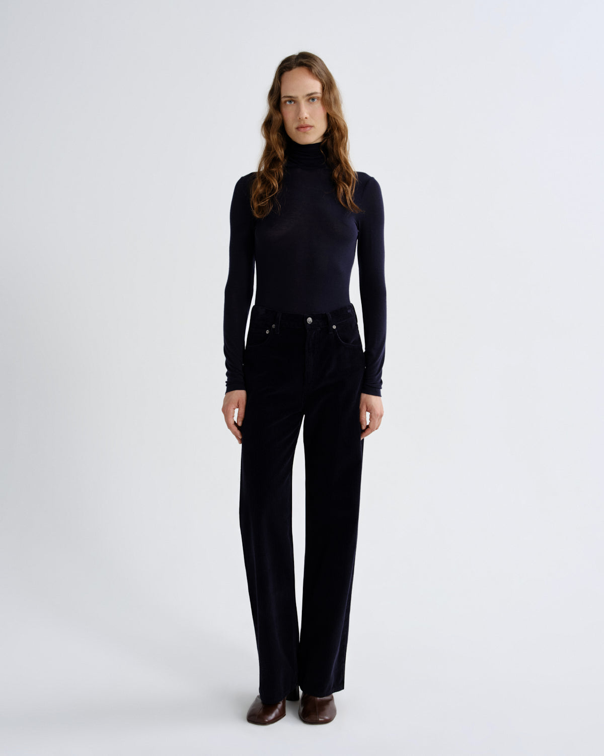 Women ren high rise wide leg 32 obscura - Agolde