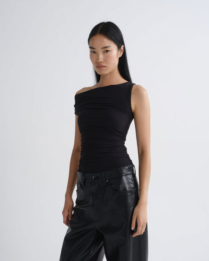 Women carlin top black - Agolde