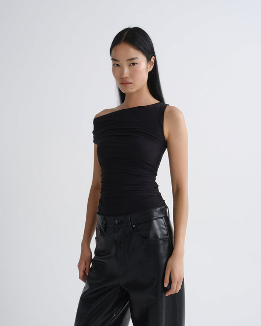 Women carlin top black - Agolde