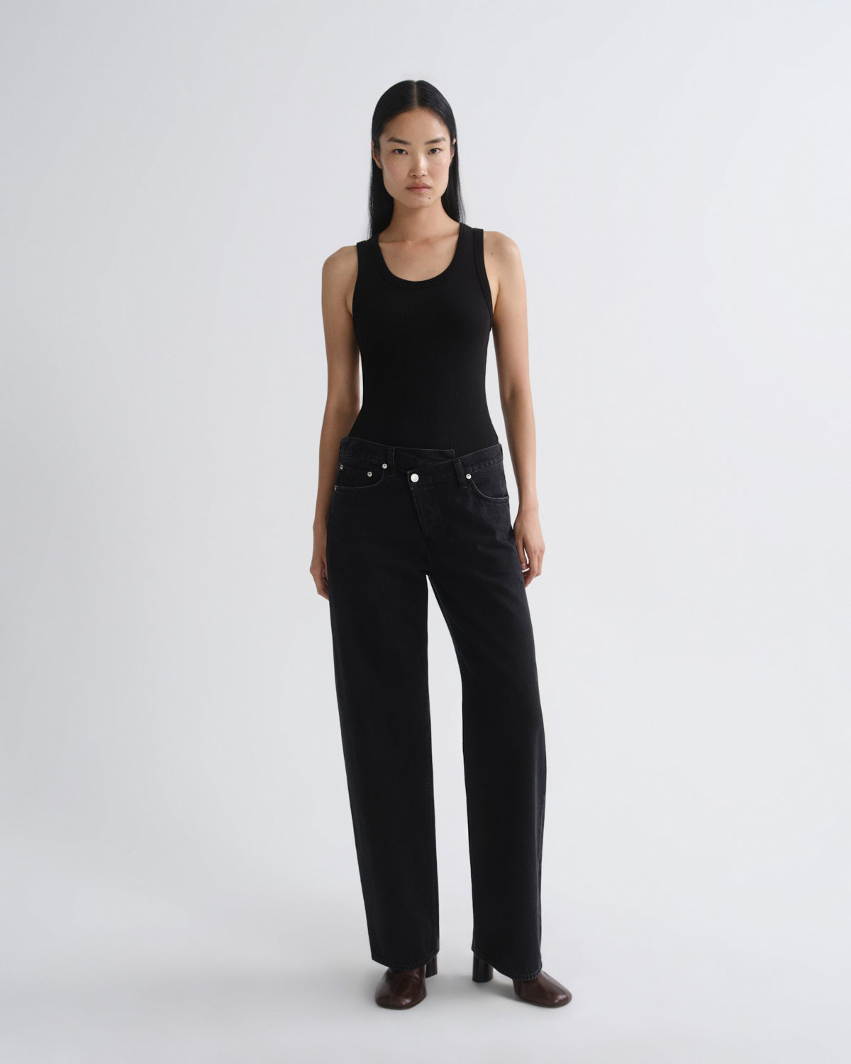 Women Poppy Tank in Black - Agolde