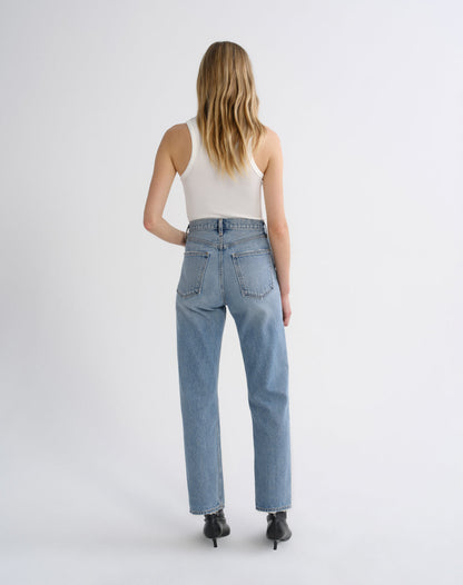 Women 90's Pinch Waist High Rise Straight in Stage - Agolde