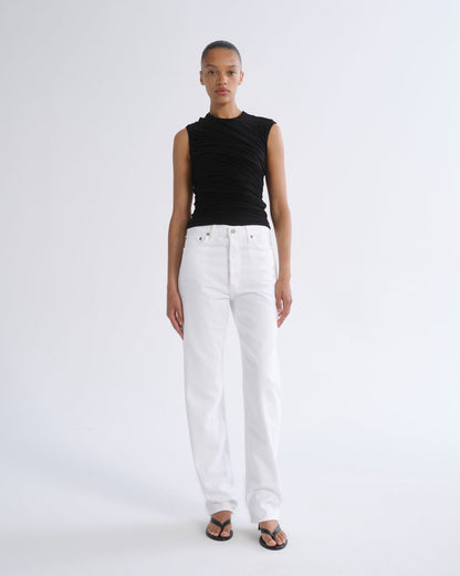 Women 90S Jean Mid Rise Loose 32 in Marshmallow - Agolde