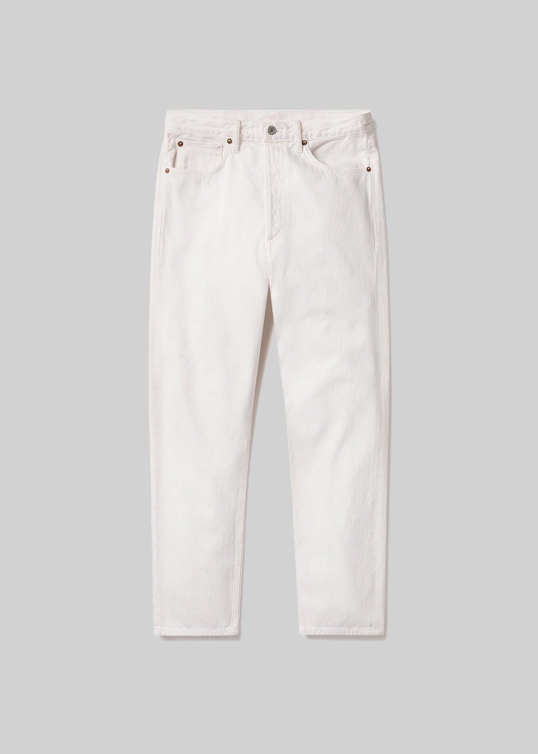 Women 90's Crop Mid Rise Straight in Fortune Cookie - Agolde