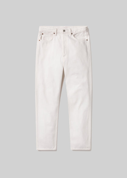 Women 90's Crop Mid Rise Straight in Fortune Cookie - Agolde