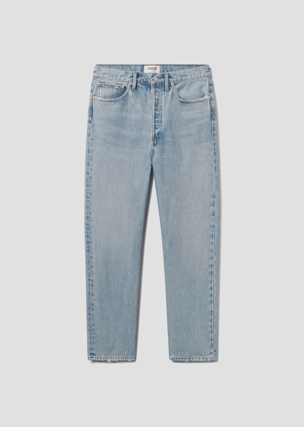 Women 90's Crop Mid Rise Straight in Force - Agolde