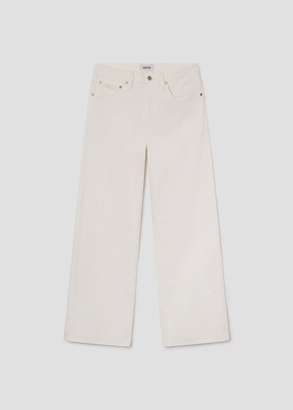 Women Arc Jean Loose Wide 32 in Chalk White - Agolde
