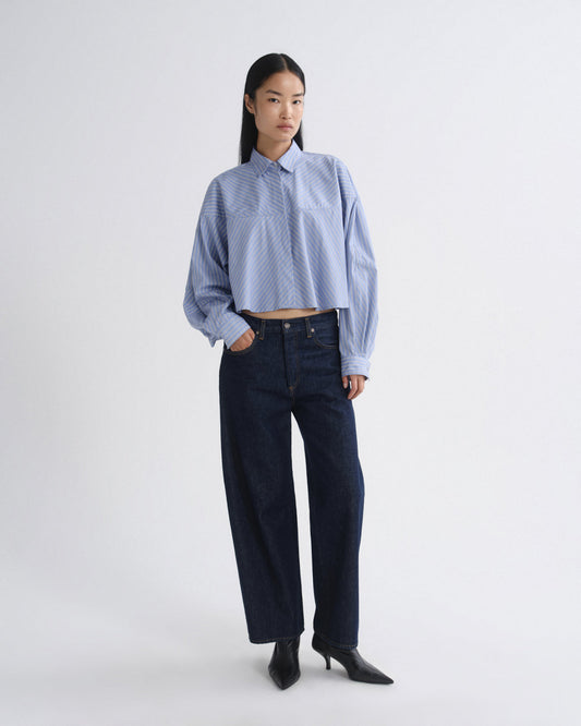 Women Arc Jean Loose Wide 29 in Rinse - Agolde