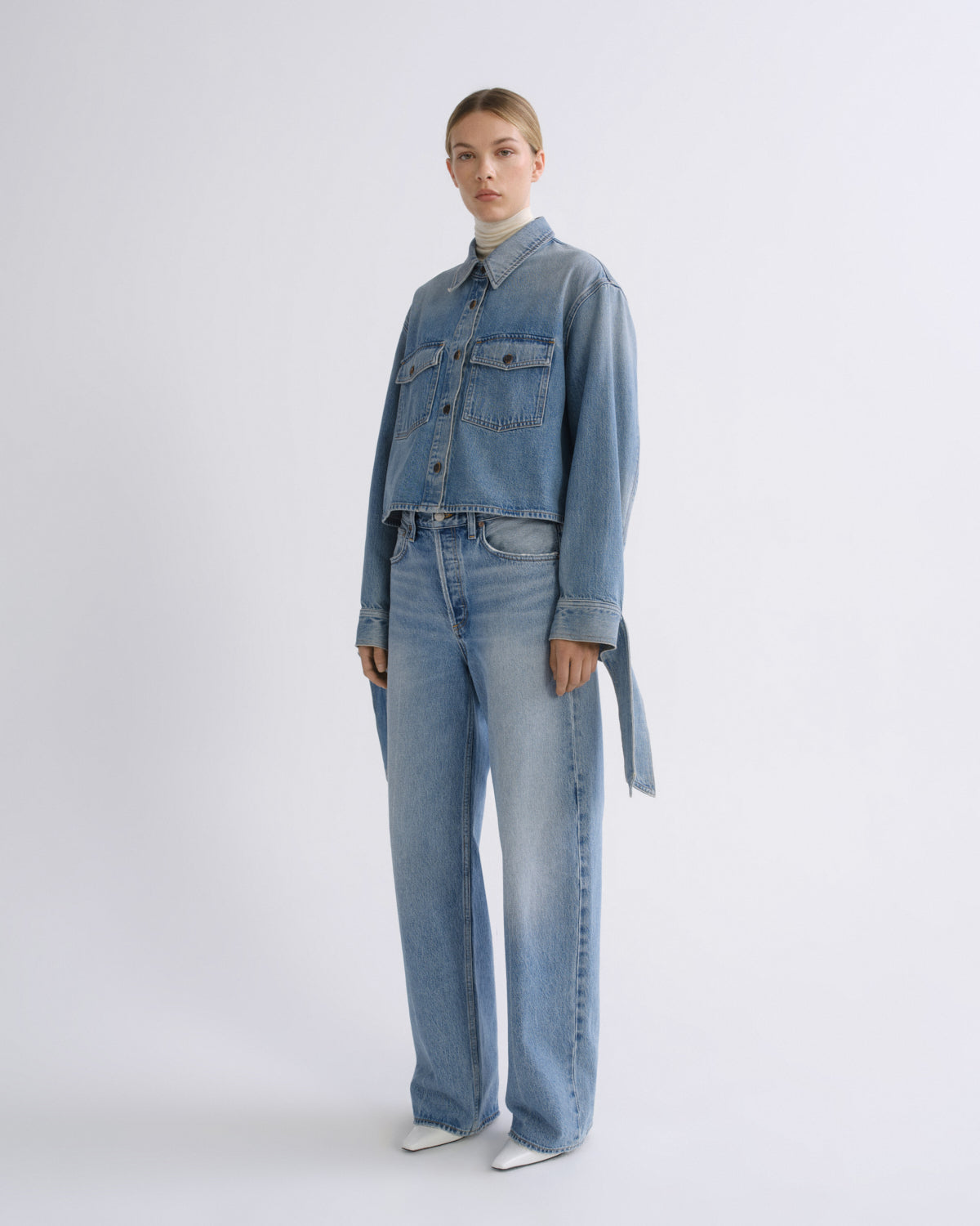 Women Arc Jean Loose Wide 32 in Brink - Agolde