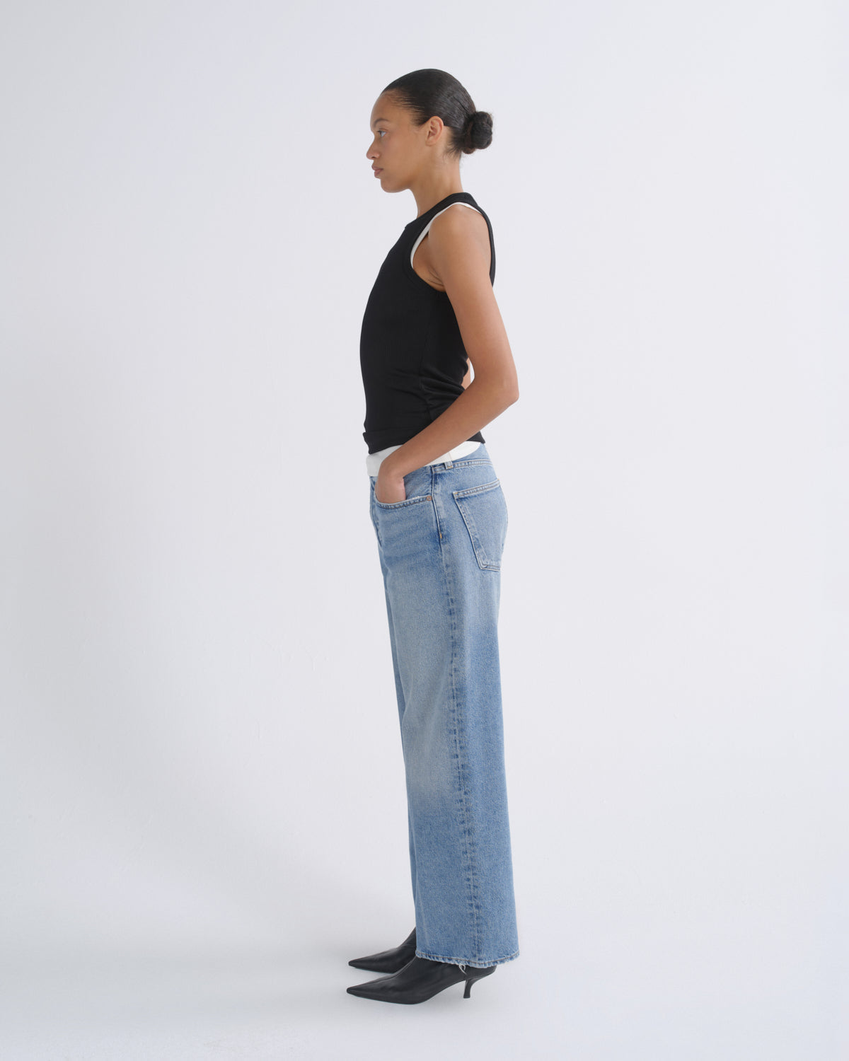 Women Arc Jean Loose Wide 29 in Brink - Agolde