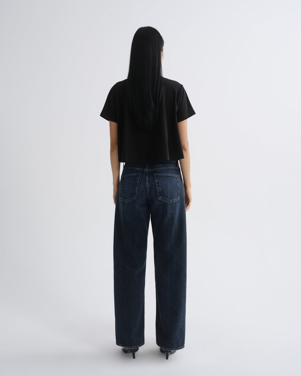 Women arc jean petite loose wide 27 central - Agolde