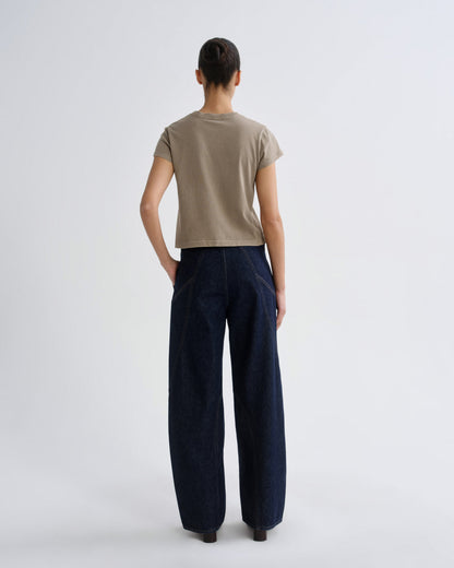 Women Adine Shrunken Tee in Trail - Agolde