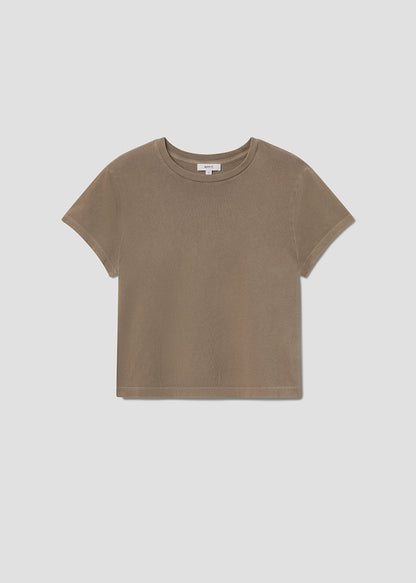 Women Adine Shrunken Tee in Trail - Agolde