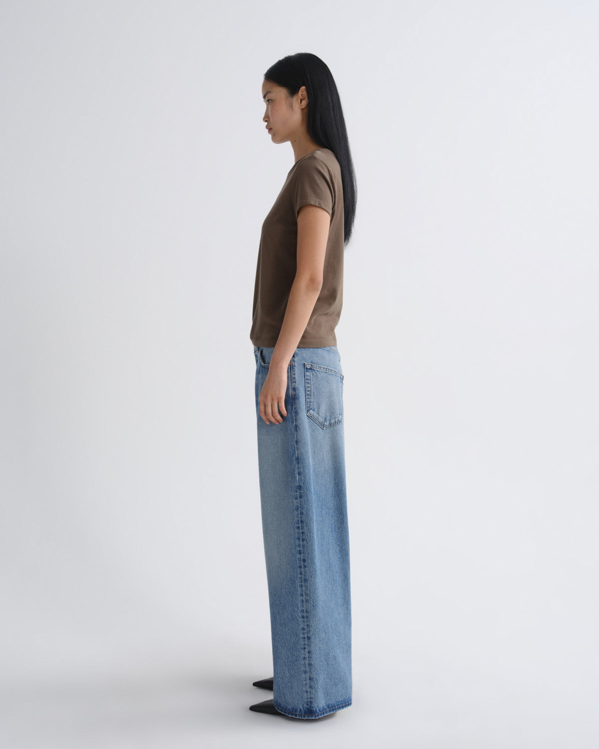 Women long line adine tee uniform - Agolde