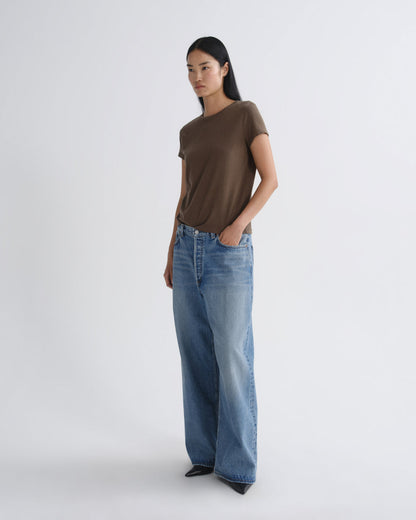 Women long line adine tee uniform - Agolde