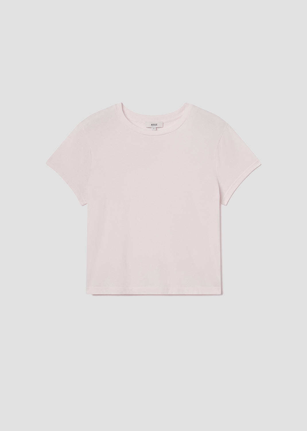 Women Adine Shrunken Tee in Bone - Agolde