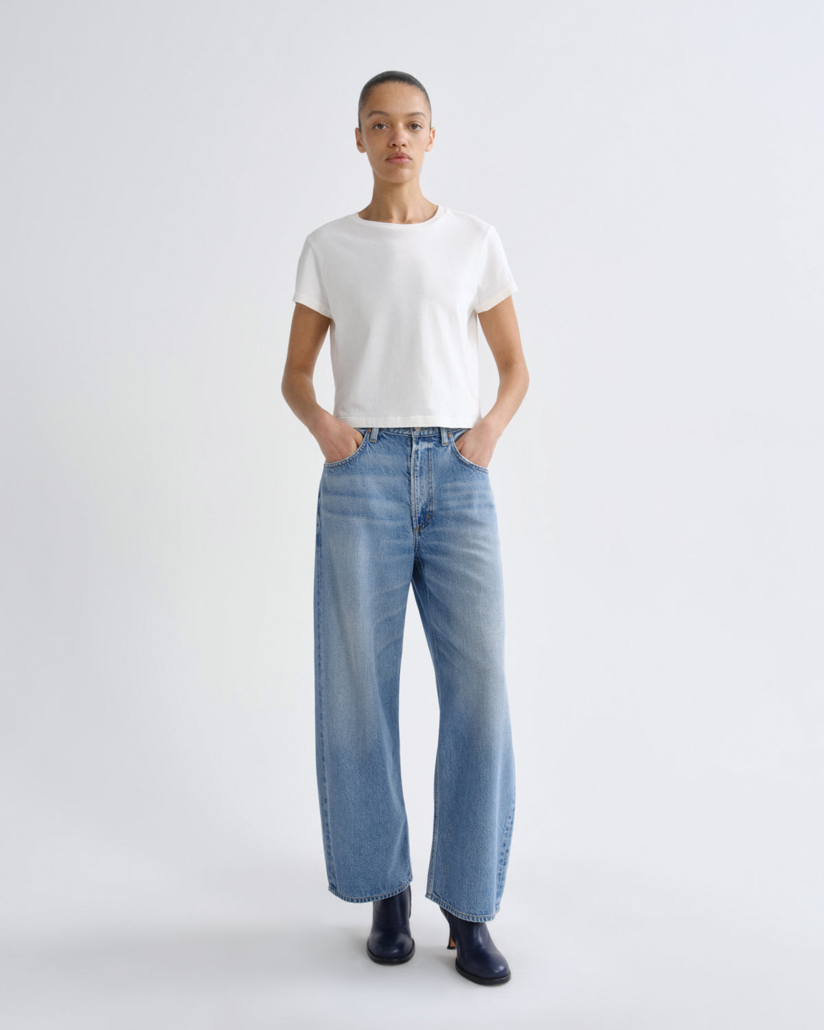 Women low curve jean crop 27 chord - Agolde