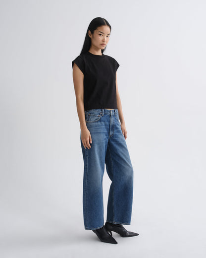 Women low curve jean crop 27 curb - Agolde
