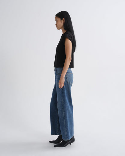Women low curve jean crop 27 curb - Agolde