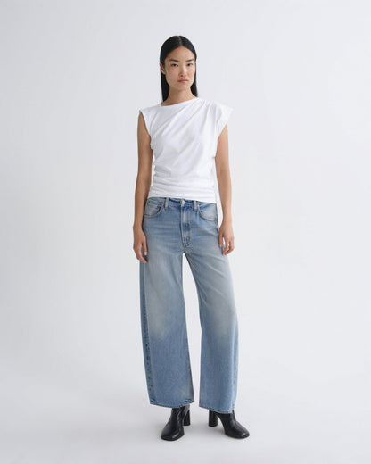 Women Low Curve Jean Crop in Reset - Agolde