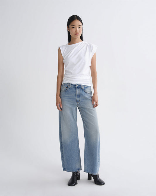 Women Low Curve Jean Crop in Reset - Agolde