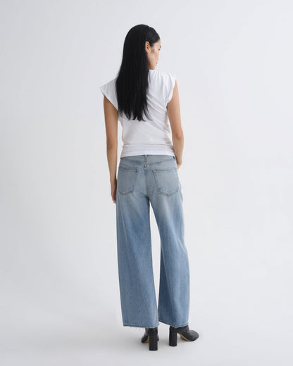Women Low Curve Jean Crop in Reset - Agolde