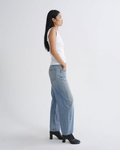 Women Low Curve Jean Crop in Reset - Agolde
