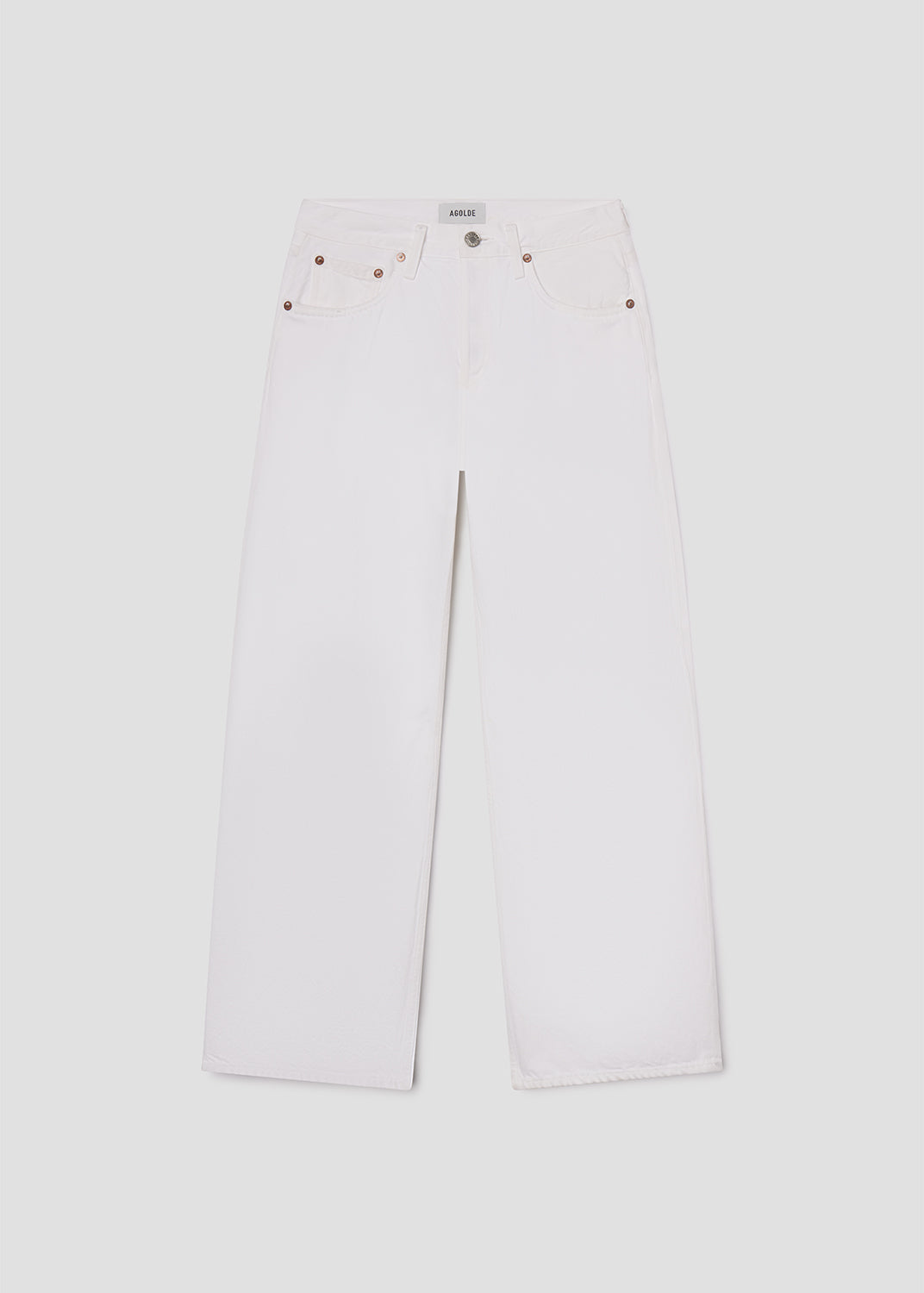 Women Low Rise Loose in Marshmallow - Agolde