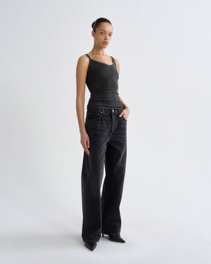 Women Low Slung Baggy 30.5" (Weightless) in Recess - Agolde