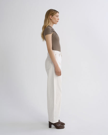 Women Luna Pieced Jean in Chalk White - Agolde