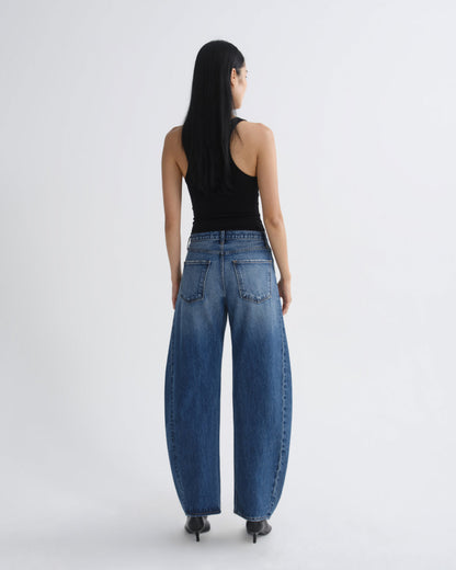 Women Luna High Rise Pieced Taper in Logical - Agolde